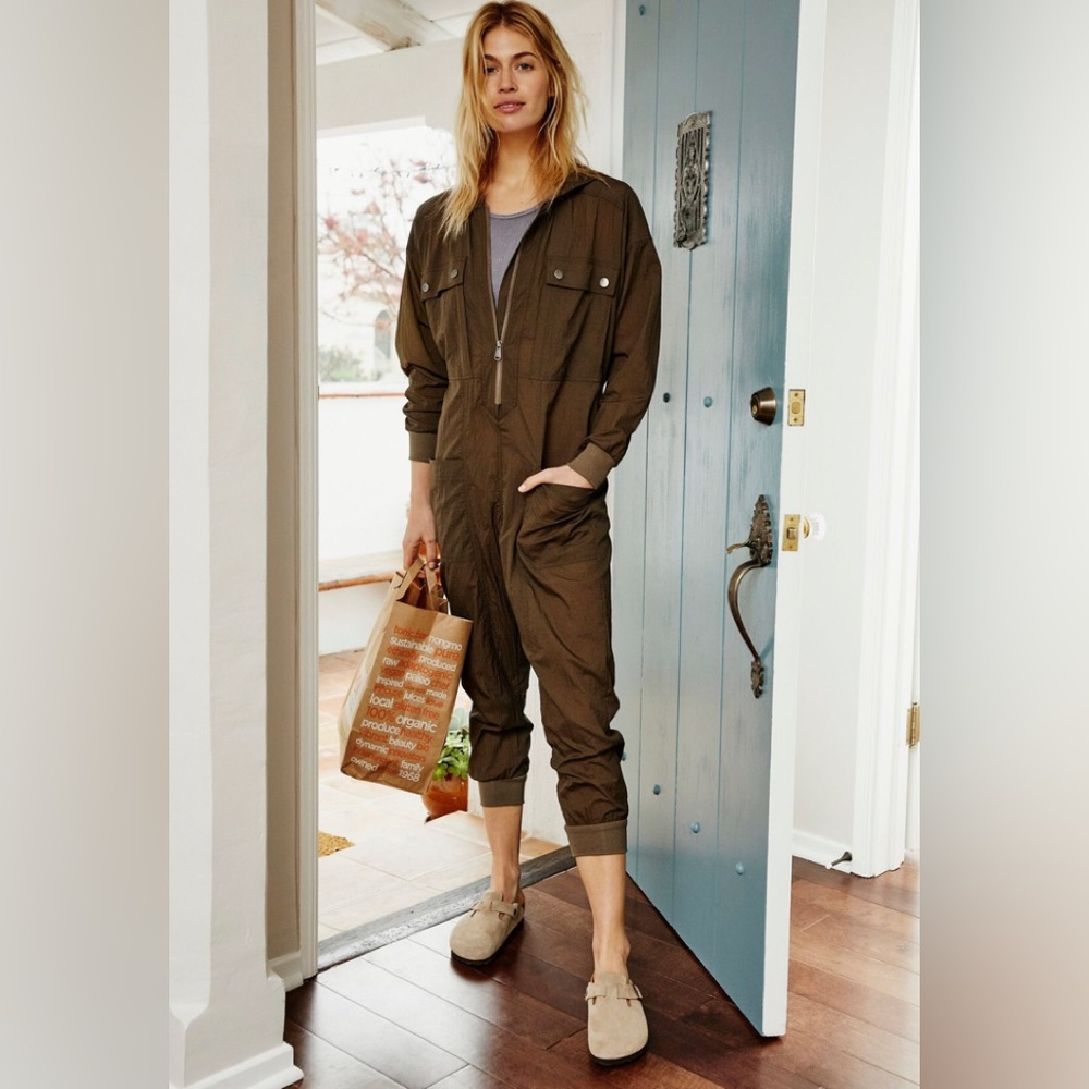 FP Movement by Free People Brown Jumpsuit